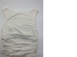 Women's white tank top with lining 