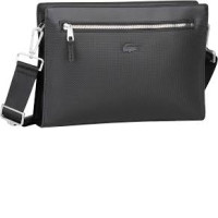 Bag Chantaco Leather Messenger Bag | LACOSTE