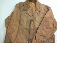 Brown button down jacket