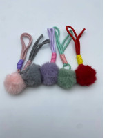 Set of 5 Multicolored circle key chain 