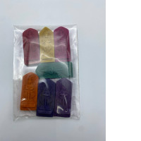 Incense sticks are placed in a pot 