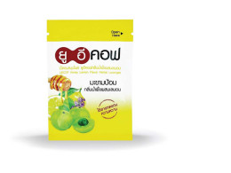 Uecof herbal lozenges with Indian gooseberry, honey and lemon flavor