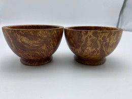 Set of 2 Rice bowl made from coconut shell Set of 2 Rice bowl made from coconut shell