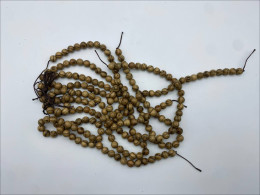 Big Set Brown circle beads 