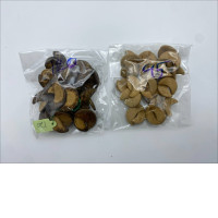 Set  of 2 Crescent beads 