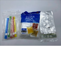 Set of 3  Ziplock plastic bags 