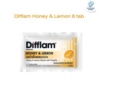 Set of 4 Difflam Honey&Lemon 8 tab 