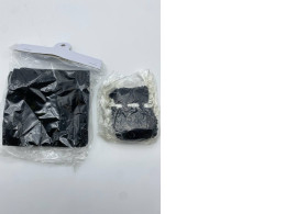 Set of 2 Small black cloth bag 