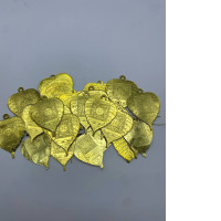 Big Set Golden Bodhi leaves for home decoration 