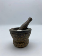 Small wooden mortar 