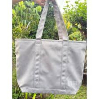 Grey UNIQLO beach bag