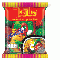Set of 10 Wai Wai instant noodles, original recipe, 55 g.