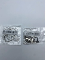 Set of 2 Women's silver necklace 