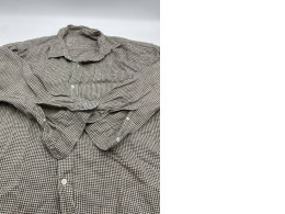 Women's red long-sleeved shirt with white stripes 