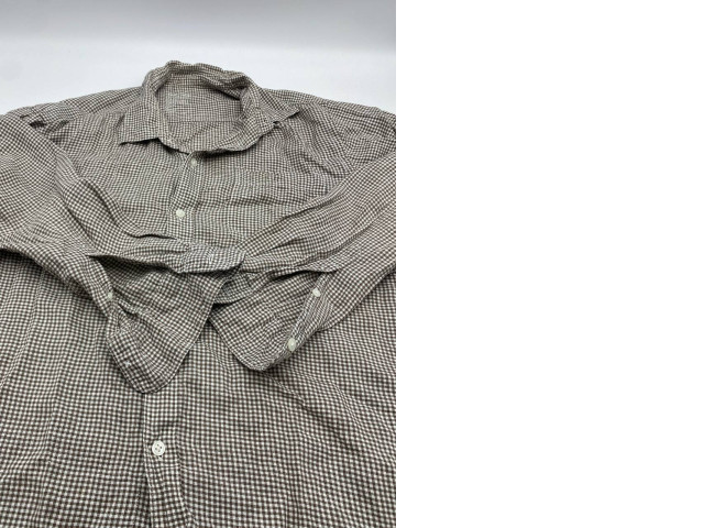 Women's red long-sleeved shirt with white stripes Women's red long-sleeved shirt with white stripes