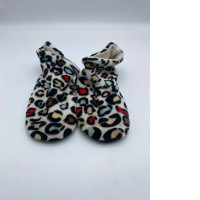 Leopard print winter boots 