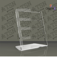 Transparent jewelry organizer
