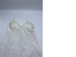 White long dress and one-shoulder nightgown 