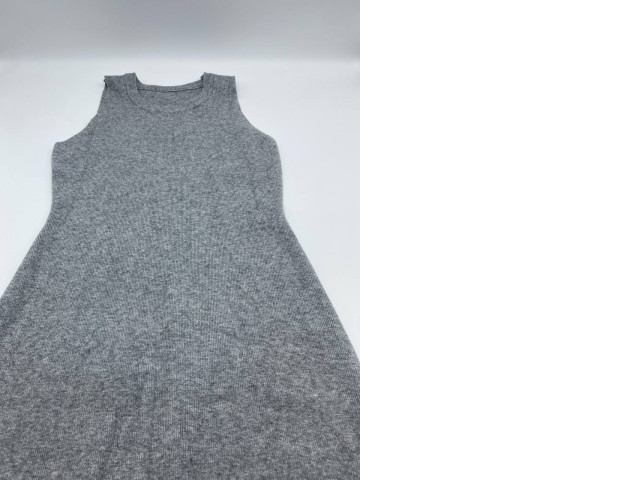Women's gray sleeveless long dress Women's gray sleeveless long dress