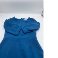 Blue round neck long sleeve short dress Blue round neck long sleeve short dress