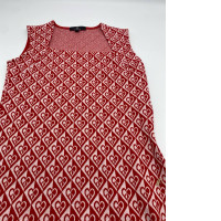 Red sleeveless short dress with heart pattern Red sleeveless short dress with heart pattern