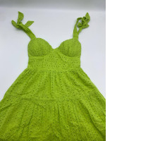 Women's green strapless long dress Women's green strapless long dress