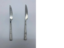 Set of 2 Marble pattern stainless steel steak knife Set of 2 Marble pattern stainless steel steak knife