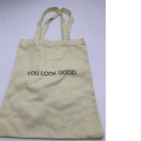 Cream colored cloth bag Cream colored cloth bag