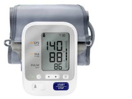 Automatic tonometer with cuff