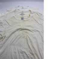 Set of 3 Men's white round neck t-shirt 