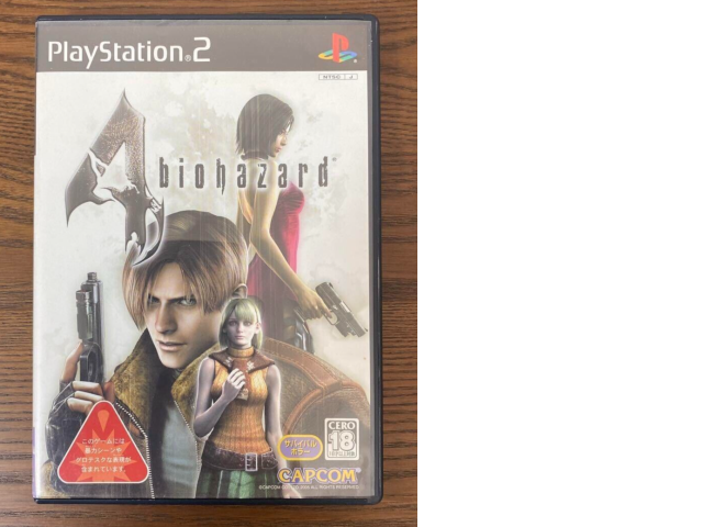 Game disc. Biohazard 4 Resident Evil PS2 Sony PlayStation 2 Japanese version Tested Capcom Game disc. Biohazard 4 Resident Evil PS2 Sony PlayStation 2 Japanese version Tested Capcom