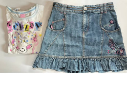 Skirt and T-shirt set Skirt and T-shirt set