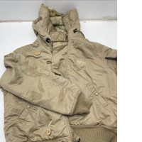 SECONDHAND Insulated beige jacket with hood