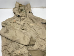SECONDHAND Insulated beige jacket with hood