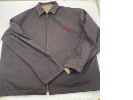 Dark blue men's jacket with collar