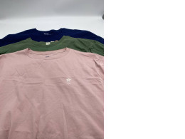 Set of  3 Men's short-sleeved round neck T-shirt with pattern 