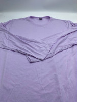 Purple long sleeve round neck shirt 