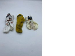 Set of 3 Green and white ankle socks Set of 3 Green and white ankle socks