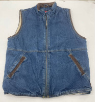 Men's denim vest