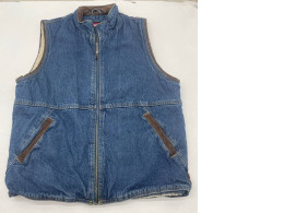 Men's denim vest