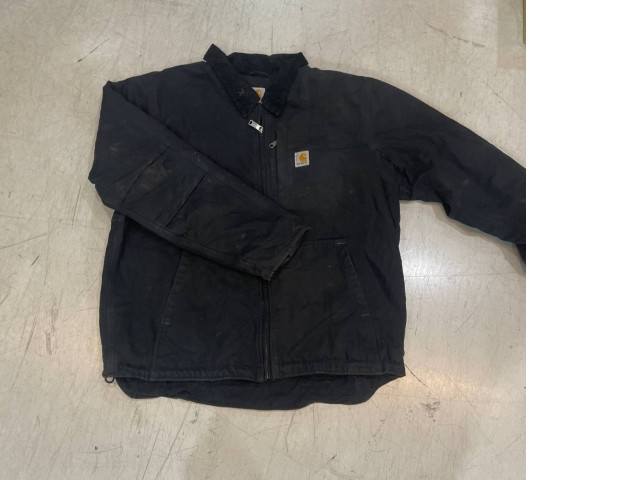 Black men's jacket with collar Black men's jacket with collar