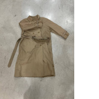 SECONDHAND Women's beige cloak complete with belt