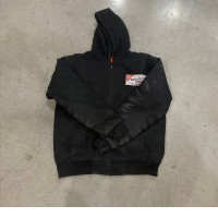 SECONDHAND Men's black hooded jacket