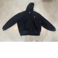 SECONDHAND Men's black hooded jacket