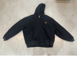 SECONDHAND Men's black hooded jacket