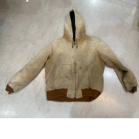 SECONDHAND Beige hooded jacket SECONDHAND Beige hooded jacket
