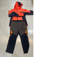 Orange Autumn suit: hooded longsleeve and pants
