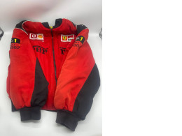 Red-black men's jacket