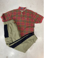 Men's suit: shortsleeve shirt and pants