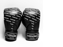 Black-white TOP KING boxing glovez size 14 oz